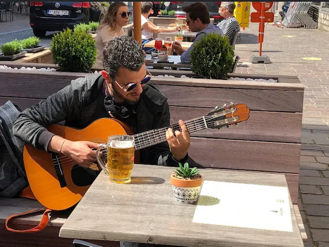 Live muziek terras
